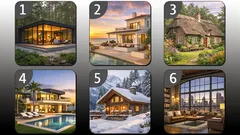 I vilket hus skulle du vilja bo? Ett psykologiskt test för exakt självinsikt och personlighetsanalys